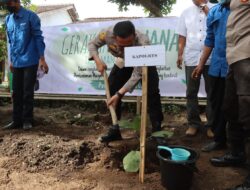 Polres Bondowoso, Mencanangkan Program Gerakan Menanam tanaman Cepat Panen Pada Masyarakat Desa