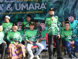 Dandim 0822 Bersama Forkopimda Bondowoso, Giat Gowes Dalam Rangka Peringatan Hari Santri Nasional