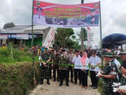 Dandim 0822 Dampingi Bupati Bondowoso Penutupan TMMD Imbangan