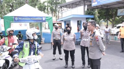 Pastikan Pelayanan SIM Sesuai Prosedur, Kapolresta Malang Kota Sidak Satpas