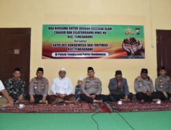 Kapolres Bondowoso Hadiri Doa Bersama Untuk Korban Gempa Cianjur dan Silahturahmi MWC NU Tenggarang