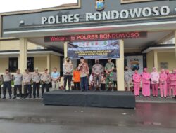 Pasiops Kodim 0822 Turut Serta Melepas Keberangkatan Bantuan Sembako Gempa Cianjur