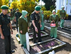 Dandim 0822 Bondowoso Ziarah ke Taman Makam Pahlawan, Dihari Juang Kartika TA. 2022