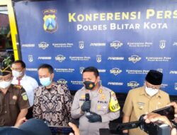 Jelang Nataru Polres Blitar Kota Berhasil Ungkap 10 Kasus Narkoba