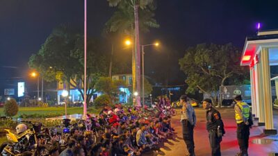 Sat Samapta Polres Bondowoso Berhasil Amankan 57 Unit Kendaraan Berknalpot Brong