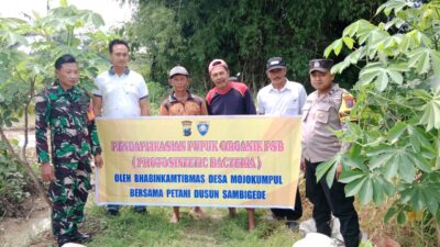 Polisi Sahabat Petani, Panen Raya Berkat Inovasi Pak Bhabin di Kota Mojokerto