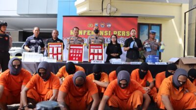 Polres Tulungagung Berhasil Ungkap 189 Kasus Pada Operasi Pekat Semeru 2023