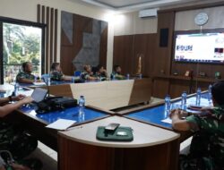 Video Conference Serentak, Dandim 0822 Bondowoso Mengikuti Pengarahan Panglima TNI