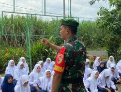 Tak Hanya Kegiatan Fisik Satgas TMMD 116 Bondowoso Mengajar Di Sekolah