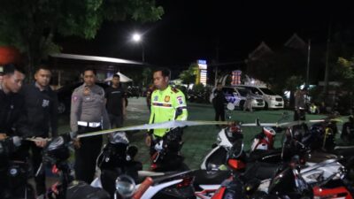 Polres Ngawi Amankan 70 Motor Diduga Terlibat Balap Liar