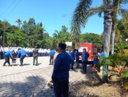 Damkar Berikan Sosialisasi di Lokasi TMMD 116 Bondowoso