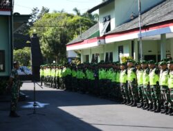 Sholawat Burdah Bersama Pangdam V/Brawijaya, Kodim 0822 Bondowoso Gelar Apel Siaga