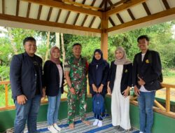 Mahasiswa Unej Kunjungi Peternakan Sapi Perah Milik Babinsa Kodim Bondowoso