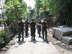 Kodim 0822 Bondowoso Terima Kunjungan Tim Wasev Pusterad Sekaligus Tinjau Lokasi TMMD Ke-116