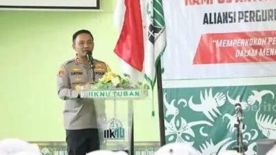 Kapolres Tuban Beri Materi di Seminar dan Deklarasi Kampus Anti Radikalisme dan Terorisme