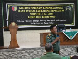 Kodim 0822 Bondowoso Gelar Pembinaan Komsos, Cegah Tangkal Radikalisme/Separatisme