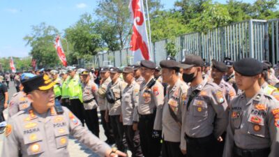 Polrestabes Surabaya Sukses Amankan Laga HUT Persebaya