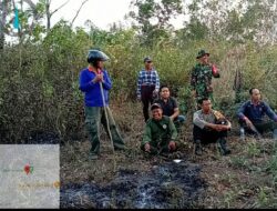 Sinergitas Polres Kediri Kota Bersama TNI dan Perhutani Lakukan Patroli Cegah Karhutla