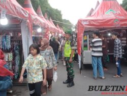 Monitoring dan Pengamanan Giat Bazar dan UMKM oleh Koramil 0822/01 Kota