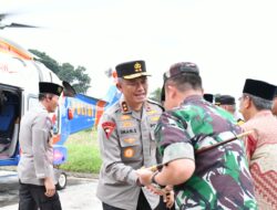 Sinergitas TNI/Polri Terjalin Erat, Dandim 0822 Bondowoso Hadiri Penyambutan Kapolda Jatim